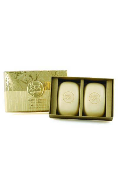 Milled Soap Gift Box, Linden & Mimosa
